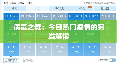 病毒之舞：今日热门疫情的另类解读