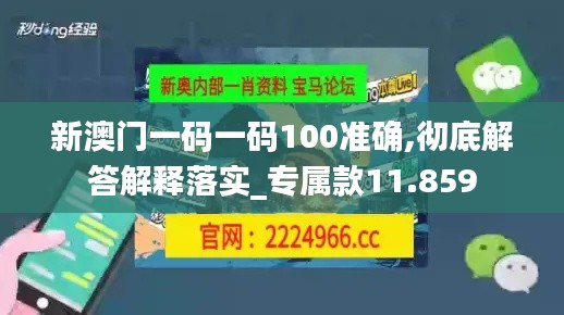 新澳门一码一码100准确,彻底解答解释落实_专属款11.859