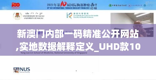 新澳门内部一码精准公开网站,实地数据解释定义_UHD款10.811