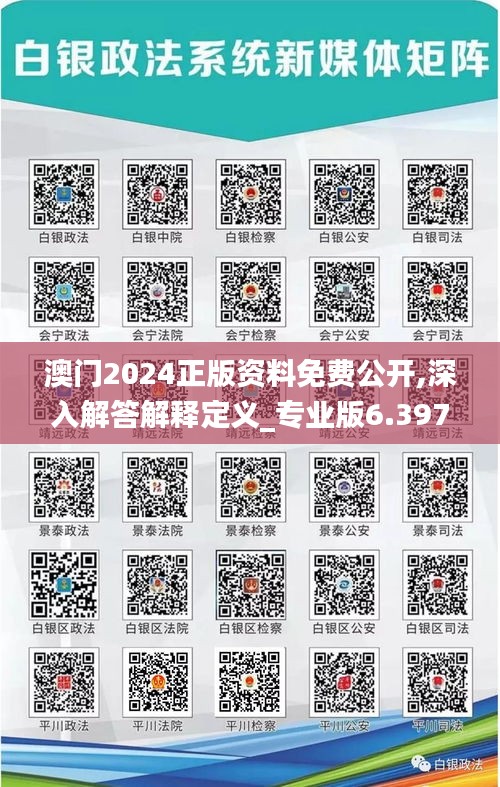 澳门2024正版资料免费公开,深入解答解释定义_专业版6.397