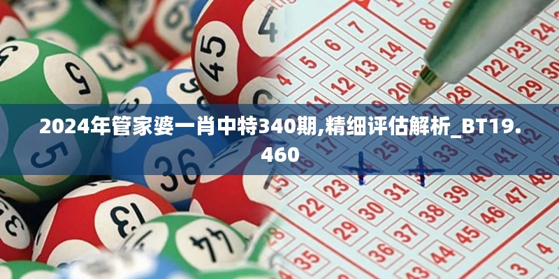 2024年管家婆一肖中特340期,精细评估解析_BT19.460