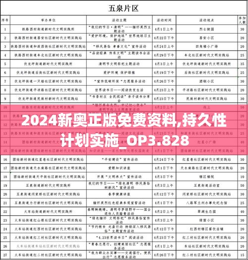 2024新奥正版免费资料,持久性计划实施_OP3.828