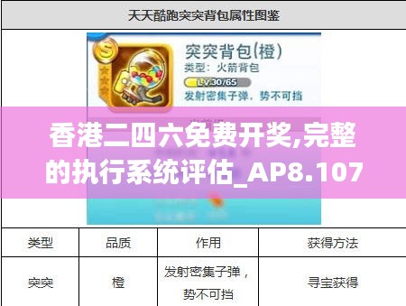 香港二四六免费开奖,完整的执行系统评估_AP8.107