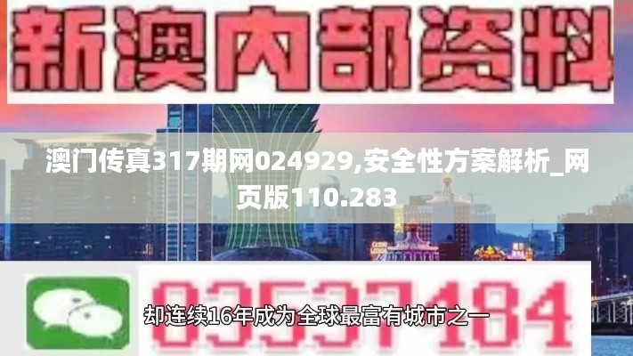 澳门传真317期网024929,安全性方案解析_网页版110.283