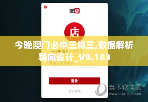 今晚澳门必中三肖三,数据解析导向设计_V9.183