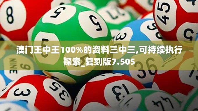 澳门王中王100%的资料三中三,可持续执行探索_复刻版7.505