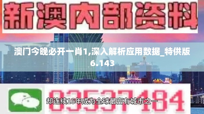 澳门今晚必开一肖1,深入解析应用数据_特供版6.143