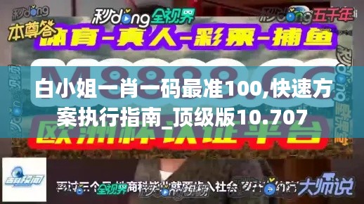 白小姐一肖一码最准100,快速方案执行指南_顶级版10.707