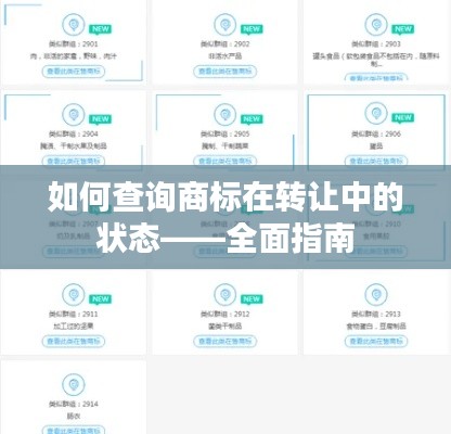 如何查询商标在转让中的状态——全面指南