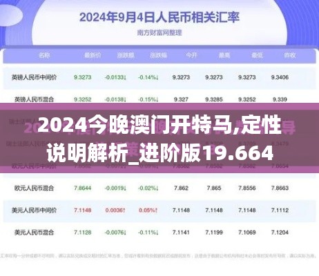 2024今晚澳门开特马,定性说明解析_进阶版19.664