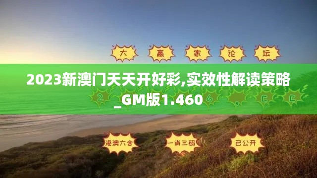 2023新澳门天天开好彩,实效性解读策略_GM版1.460