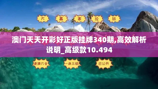 澳门天天开彩好正版挂牌340期,高效解析说明_高级款10.494