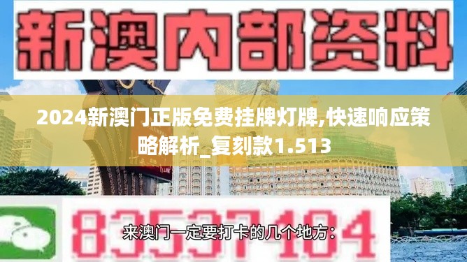 2024新澳门正版免费挂牌灯牌,快速响应策略解析_复刻款1.513