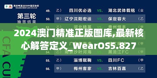 2024澳门精准正版图库,最新核心解答定义_WearOS5.827