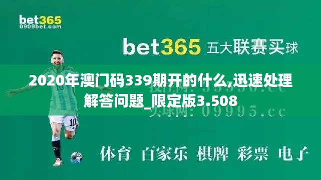 2020年澳门码339期开的什么,迅速处理解答问题_限定版3.508