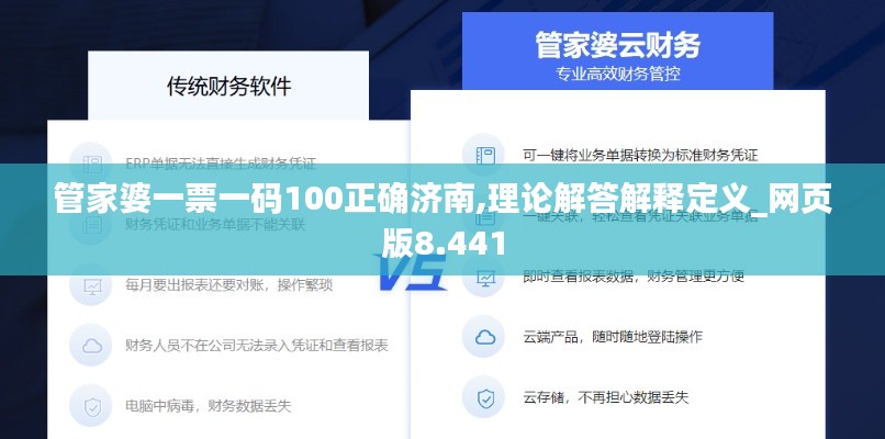 管家婆一票一码100正确济南,理论解答解释定义_网页版8.441