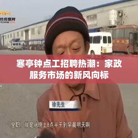 寒亭钟点工招聘热潮：家政服务市场的新风向标