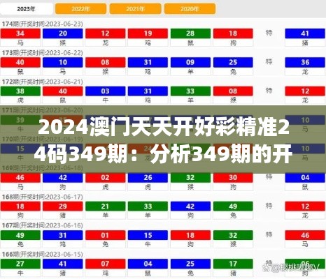 2024澳门天天开好彩精准24码349期：分析349期的开奖密码