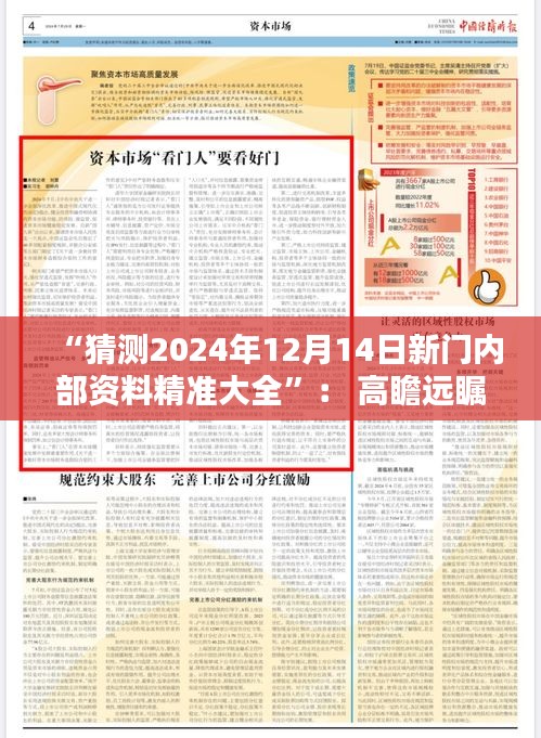 “猜测2024年12月14日新门内部资料精准大全”： 高瞻远瞩的新门行业分析