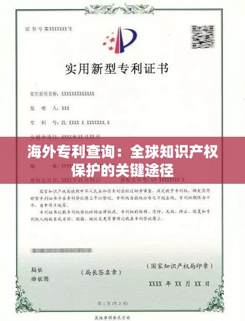 海外专利查询：全球知识产权保护的关键途径