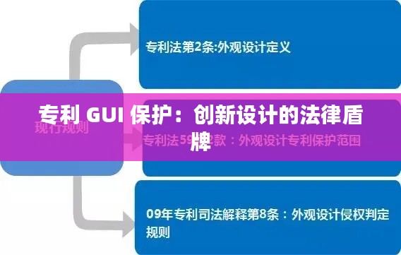 专利 GUI 保护：创新设计的法律盾牌