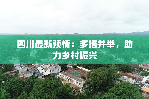 四川最新预情：多措并举，助力乡村振兴