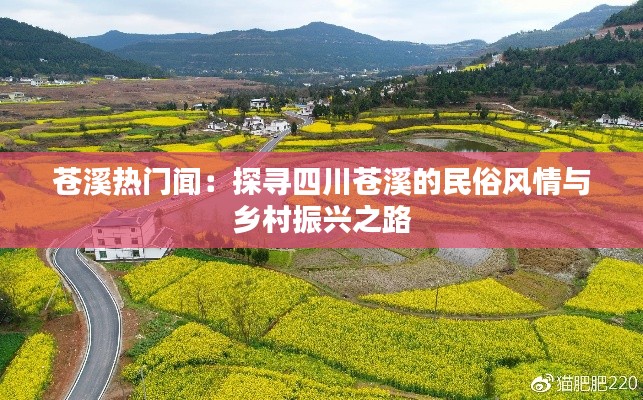 苍溪热门闻：探寻四川苍溪的民俗风情与乡村振兴之路