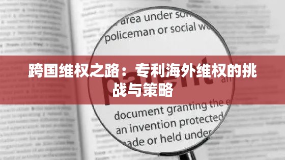 跨国维权之路：专利海外维权的挑战与策略