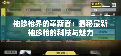 袖珍枪界的革新者：揭秘最新袖珍枪的科技与魅力