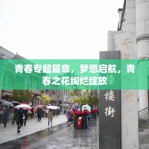 青春专题篇章，梦想启航，青春之花绚烂绽放