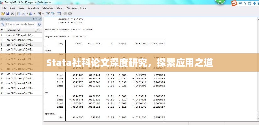 Stata社科论文深度研究，探索应用之道