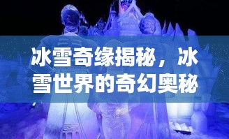 冰雪奇缘揭秘，冰雪世界的奇幻奥秘与独特魅力探索