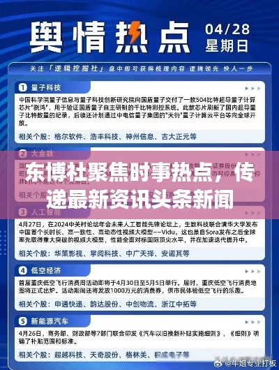 东博社聚焦时事热点，传递最新资讯头条新闻